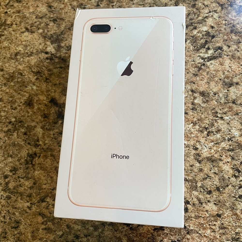 Apple iPhone 8 Plus - Elegant‎ White Finish 
Empty box